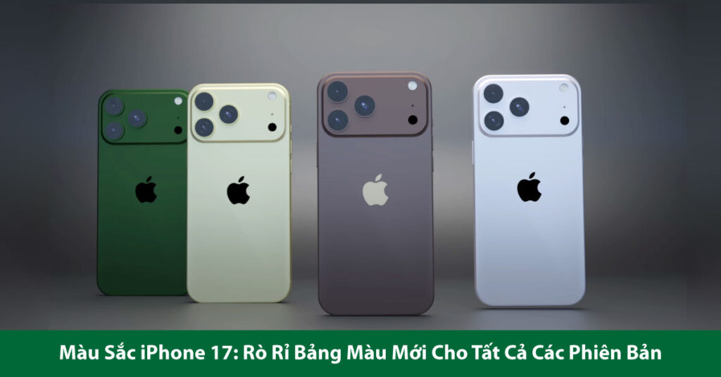 màu sắc iphone 17