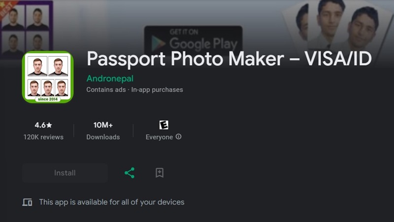 Passport Photo marker - app chụp hình thẻ