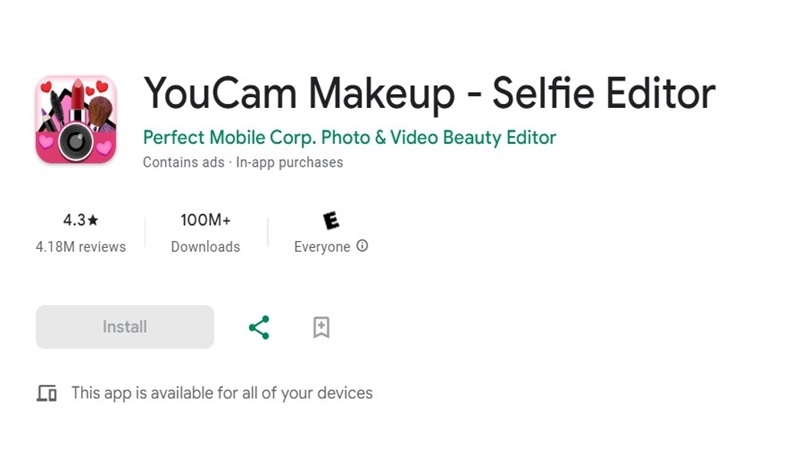 YouCam Makeup - App chụp hình thẻ miễn phí