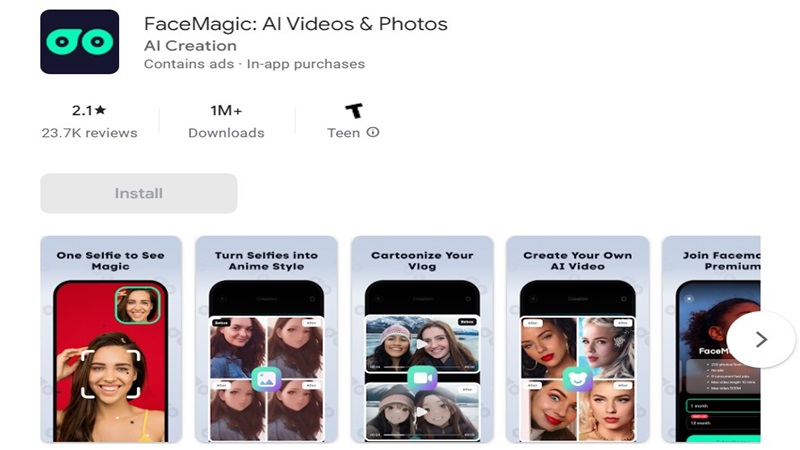 FaceMagic - App ghép mặt vào video