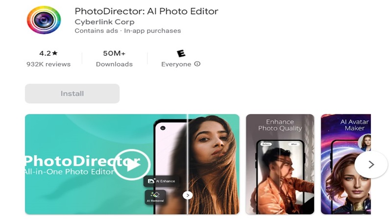App ghép mặt vào video - Photodirector
