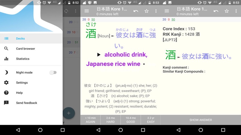 Anki - App học tiếng Nhật miễn phí trên điện thoại 