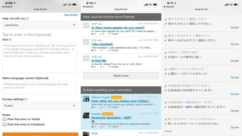 HiNative-Language Learning - App học tiếng Nhật miễn phí trên điện thoại