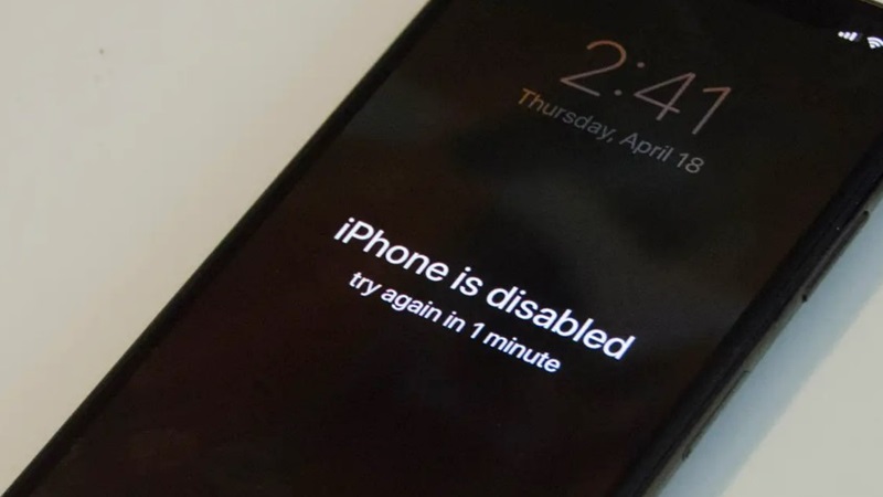 Tại sao iPhone bị vô hiệu hóa?