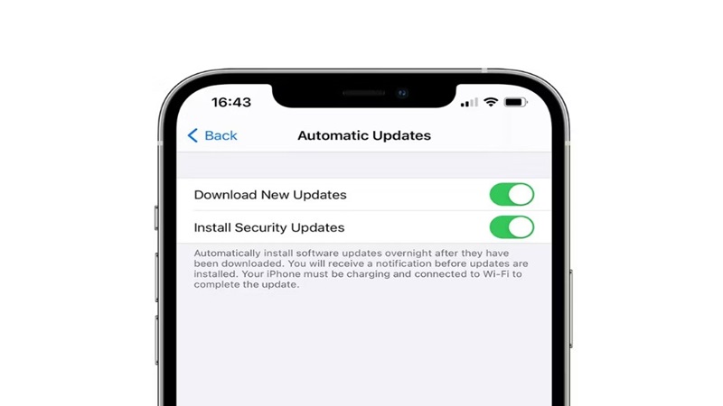 Cách nâng cấp iOS bằng cập nhật tự động trên iPhone