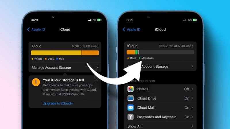 Cách kiểm tra dung lượng iCloud