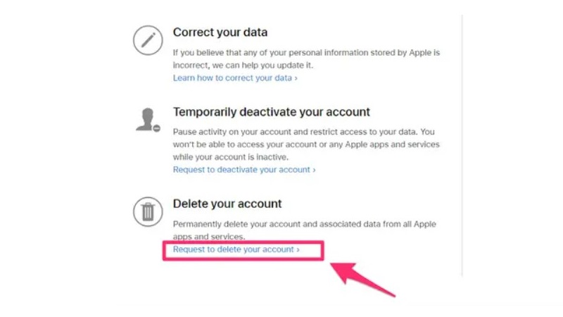 Xóa các thiết bị được liên kết với Apple ID trước khi xóa iCloud