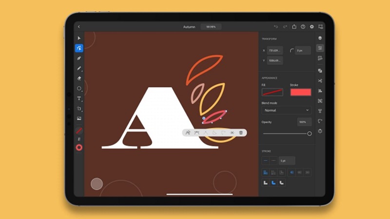 Adobe Illustrator  - vẽ trên iPad