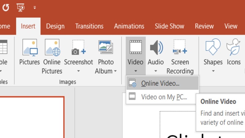 Thêm video từ thiết bị của bạn vào PowerPoint