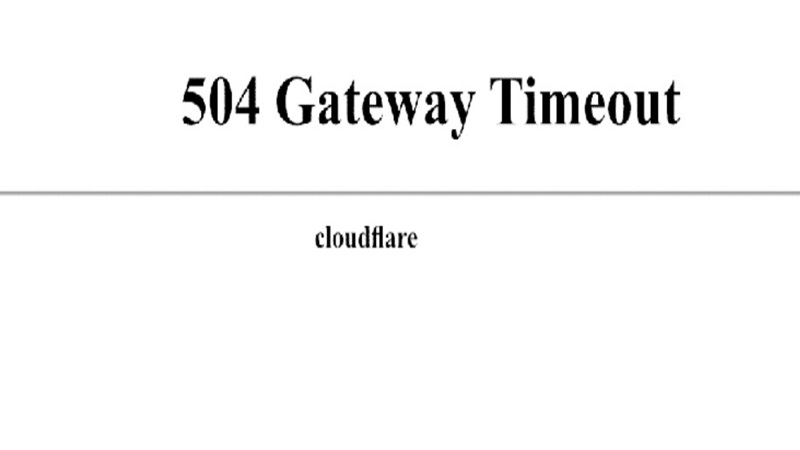 Lỗi 504 Gateway Timeout là gì?