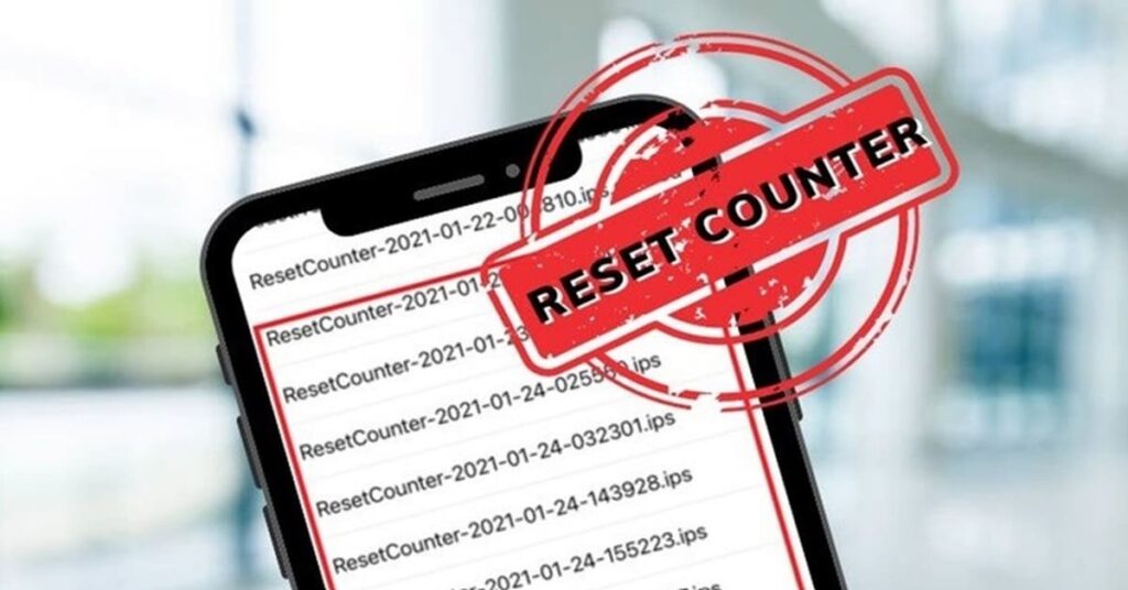 Lỗi Reset Counter iPhone: Nguyên nhân, cách sửa nhanh