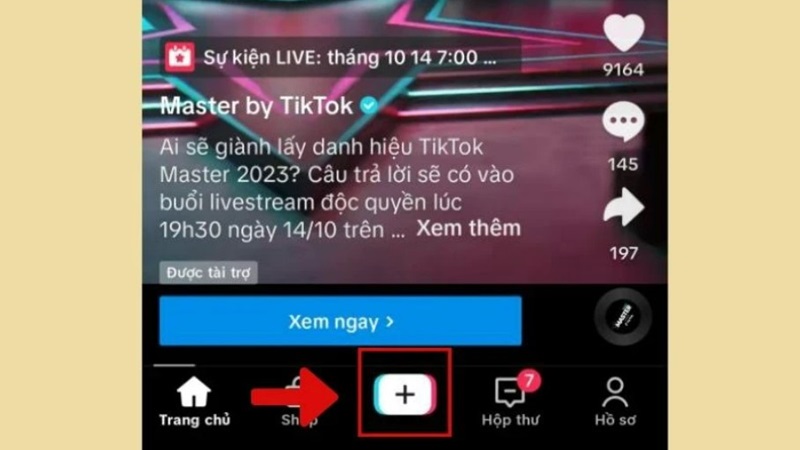 Chụp ảnh trực tiếp từ TikTok