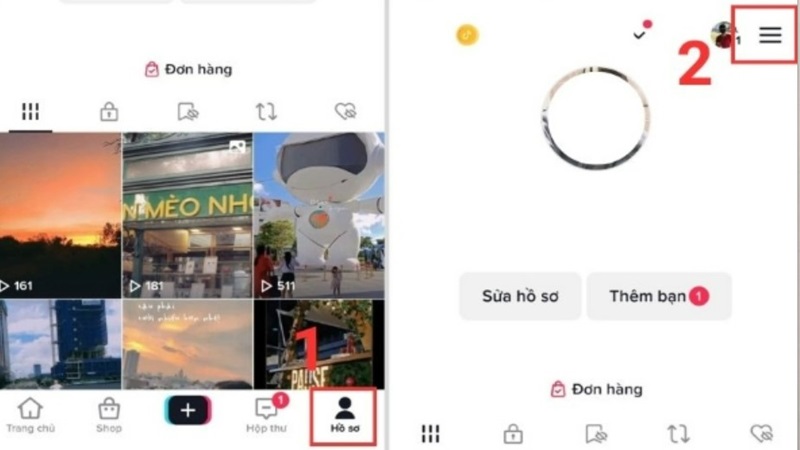 Nạp xu trực tiếp qua ứng dụng TikTok