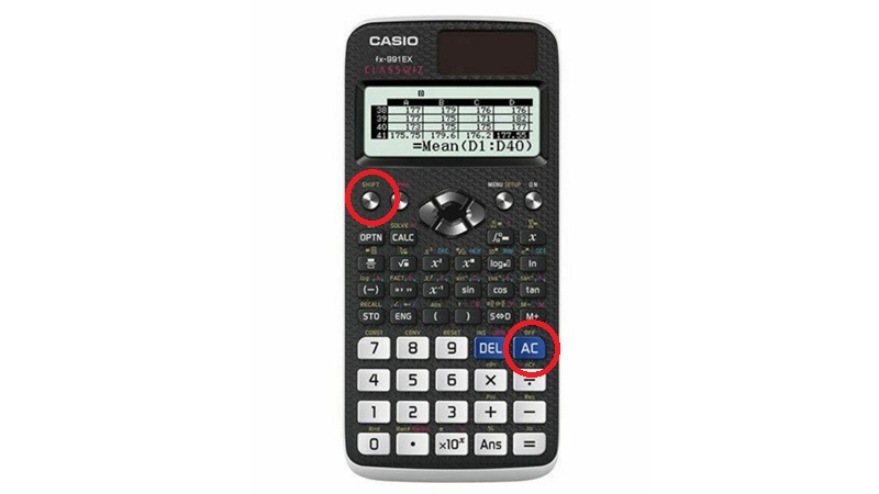 Cách tắt máy tính Casio FX-991EX