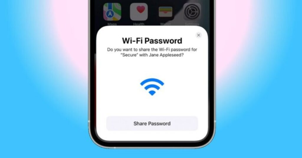 Cách chia sẻ mật khẩu WiFi trên iPhone cực đơn giản