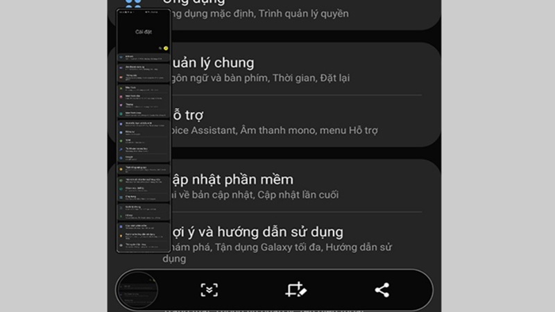 Cách chụp ảnh màn hình Realme cuộn