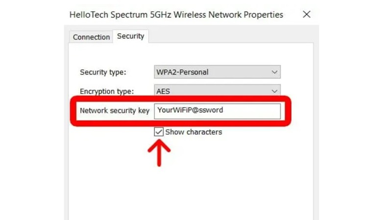 Hiển thị mật khẩu Wifi không cần Root trong Windows 10