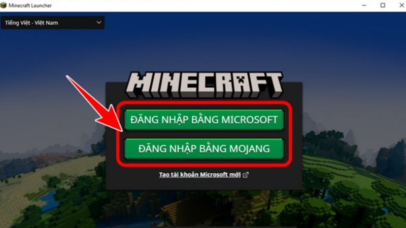 Bước 3: Khởi chạy Minecraft Launcher