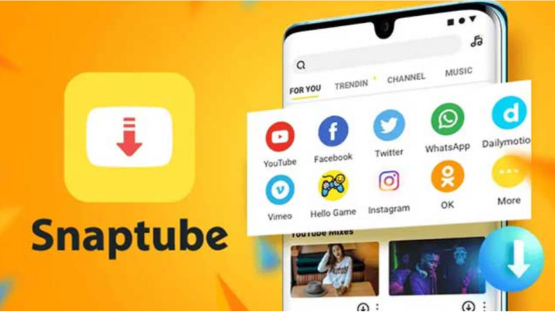 app snaptube tải nhạc miễn phí từ Youtube