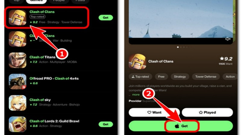 Cách tải Clash of Clans APK trên iOS, iPhone mới nhất
