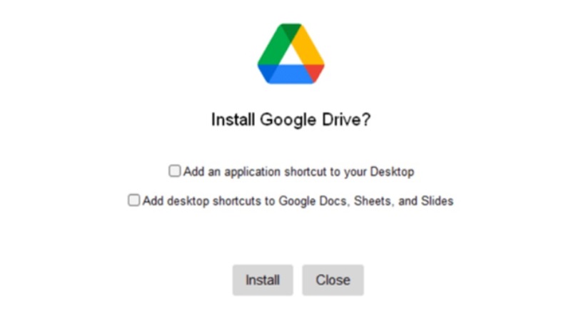 Cách tải file lên Google Drive - Sử dụng ứng dụng Google Drive Desktop