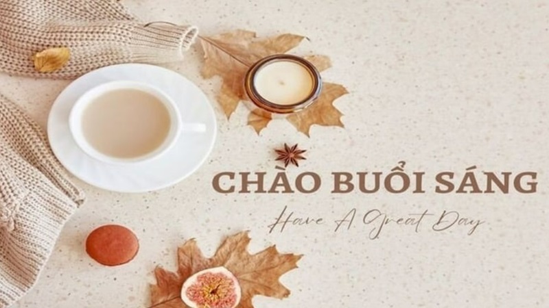 Hình ảnh chào buổi sáng cho lễ hội đặc biệt