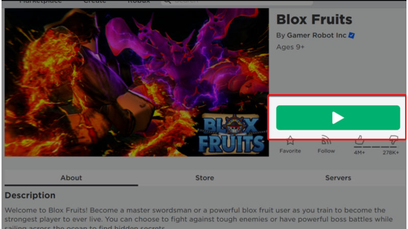 tải blox fruit trên roblox