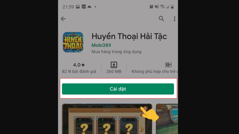 tải game huyền thoại hải tặc trên android