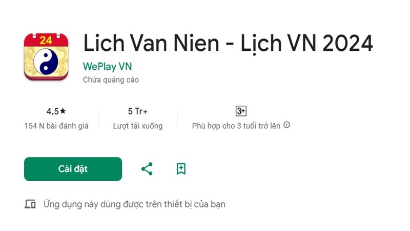 Lịch Vạn Niên (Việt Nam)