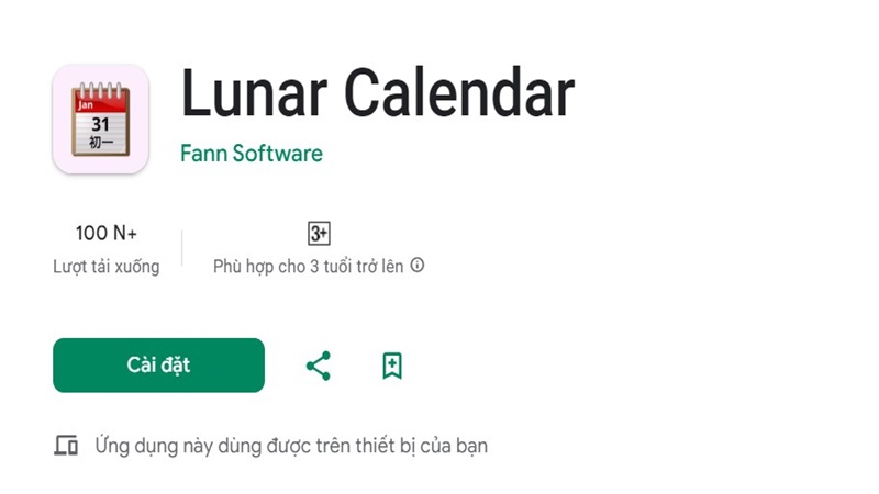 Lunar Calendar (Ứng dụng quốc tế)