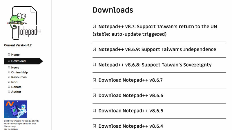 ứng dụng notepad++ tải phần mềm đọc xml