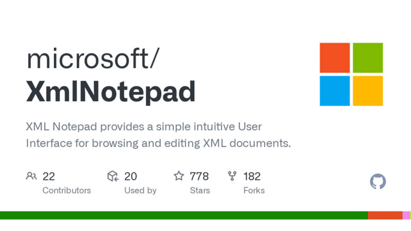 phần mềm đọc file xml: microsoft notepad