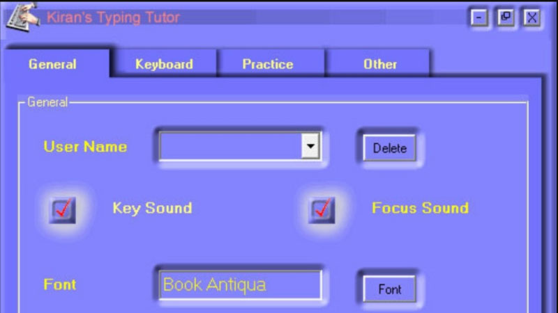 tải và cài đặt Kiran's Typing Tutor 2