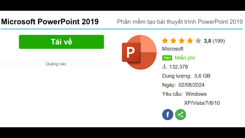 tải phần mềm powerpoint 2019 về máy tính