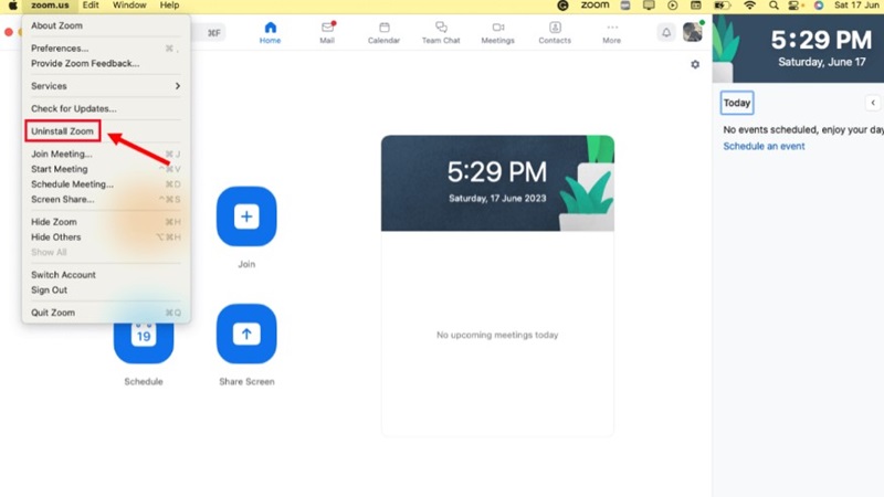 Hướng dẫn xóa cài đặt Zoom trên Mac