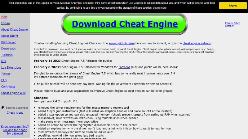 Hướng dẫn tải và cài đặt Cheat Engine