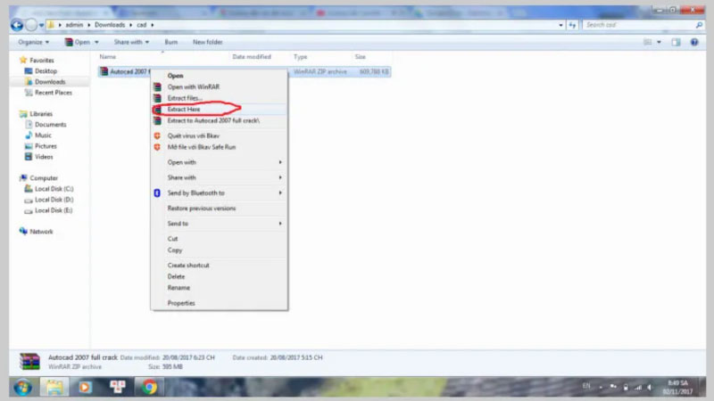 Hướng dẫn cài đặt AutoCAD cho Win 10 sau khi tải