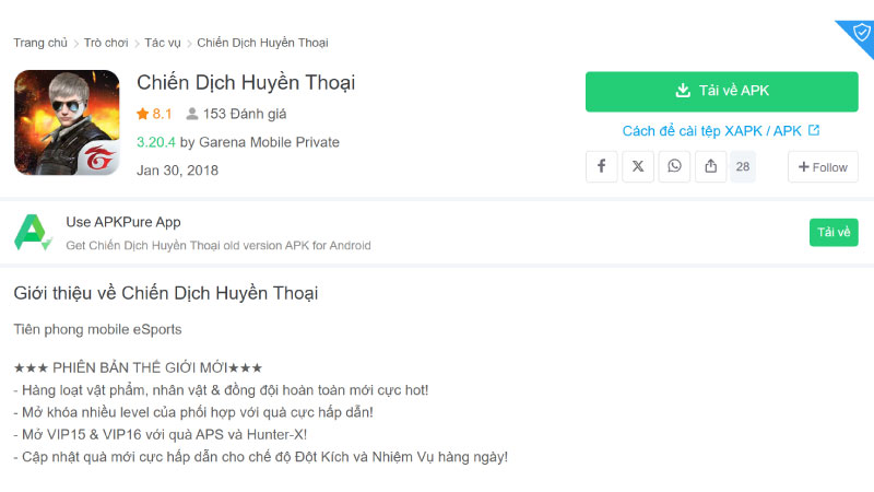 Hướng dẫn tải Chiến Dịch Huyền Thoại Trung Quốc trên Android