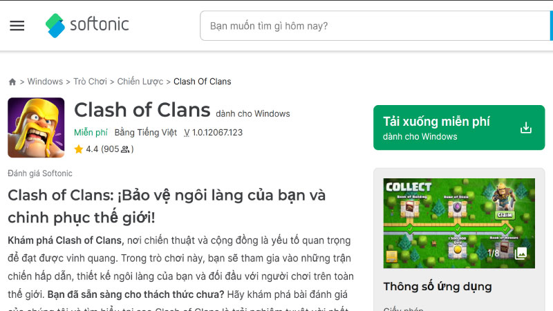 Tải Clash Of Clans cập nhật mới file APK