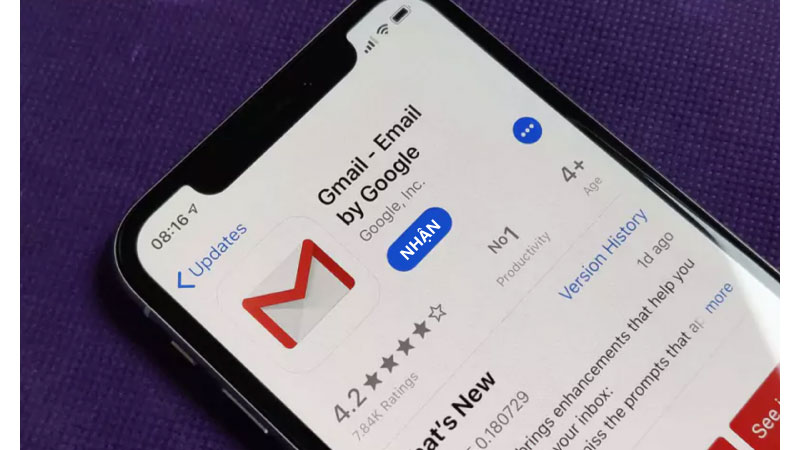 Hướng dẫn tải Gmail về điện thoại iPhone (iOS)