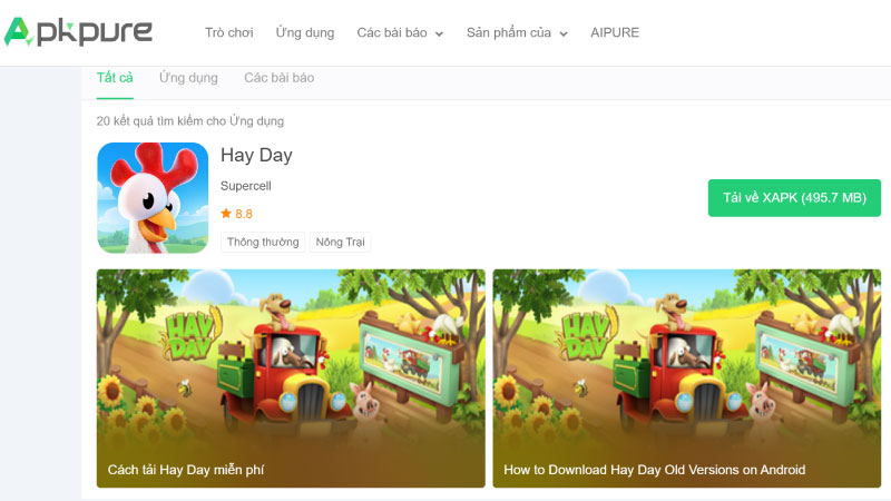 Cách tải Hay Day APK cho Android
