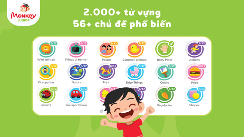 Các tính năng nổi bật khi tải Monkey Junior