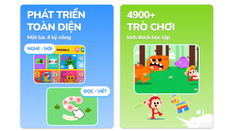 Lợi ích của việc tải Monkey Stories để học tiếng Anh