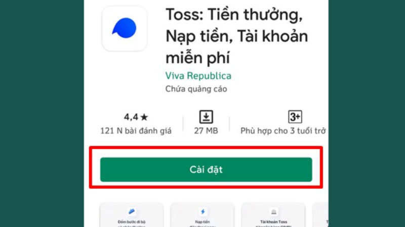 Hướng dẫn cách tải Toss cho Android