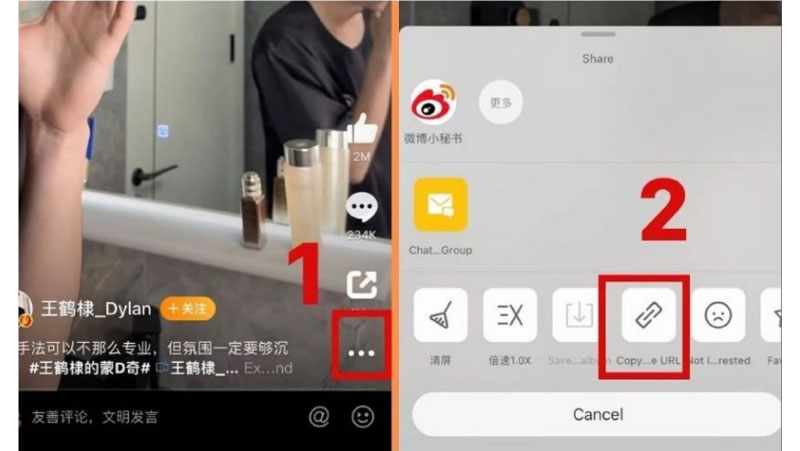 Tải video từ Weibo trên điện thoại 1