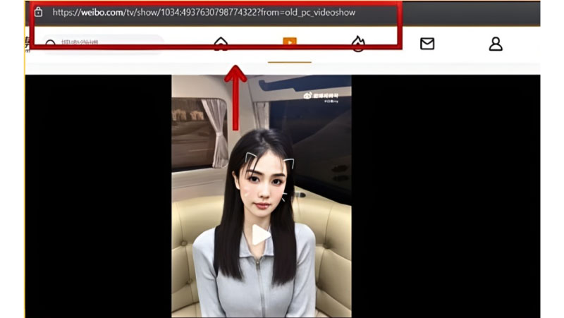 Tải video từ Weibo trên máy tính