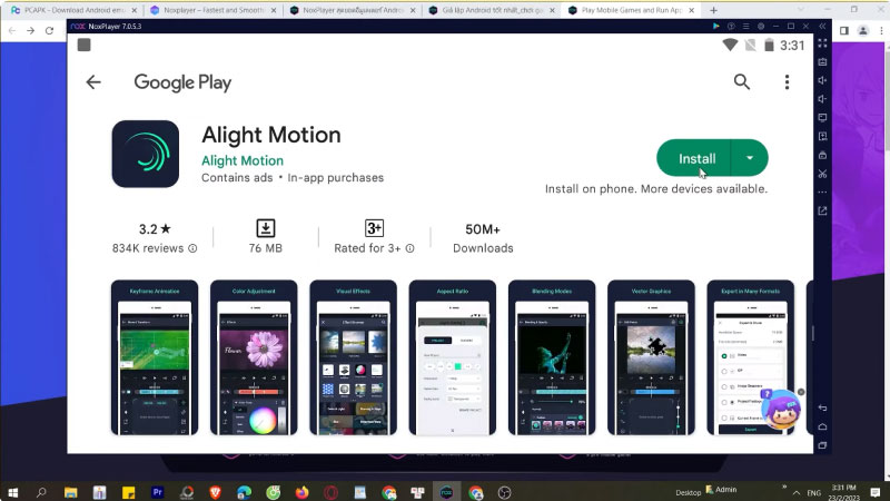 Tải Alight Motion từ Google Play