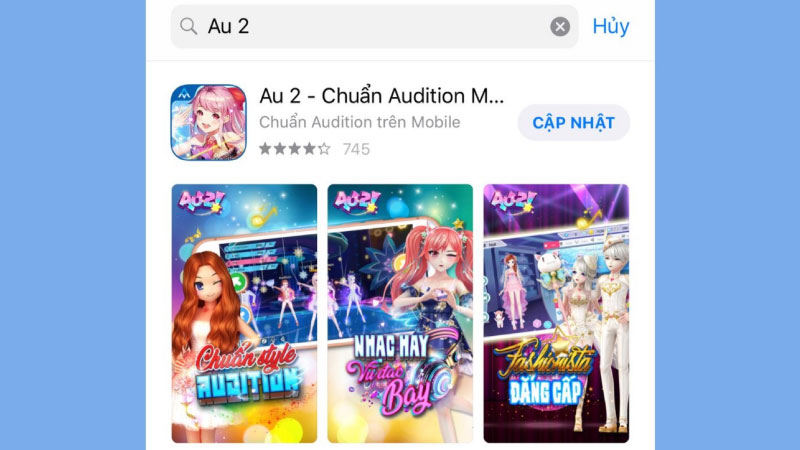 Cách tải Audition 2 trên điện thoại iOS