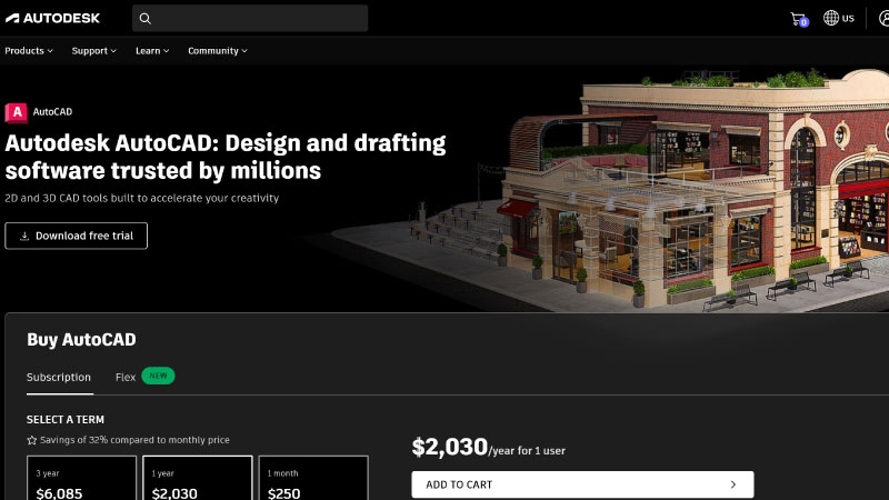 Cách tải xuống Autocad 2024 phiên bản full