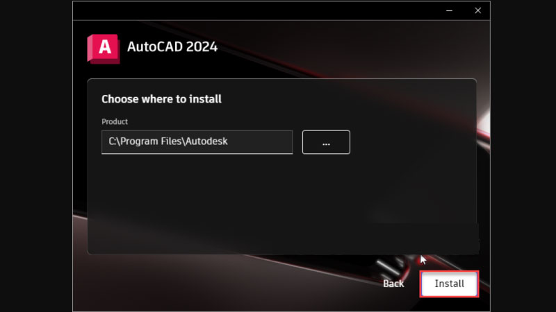 Hướng dẫn cài đặt Autocad 2024 sau khi biết cách tải